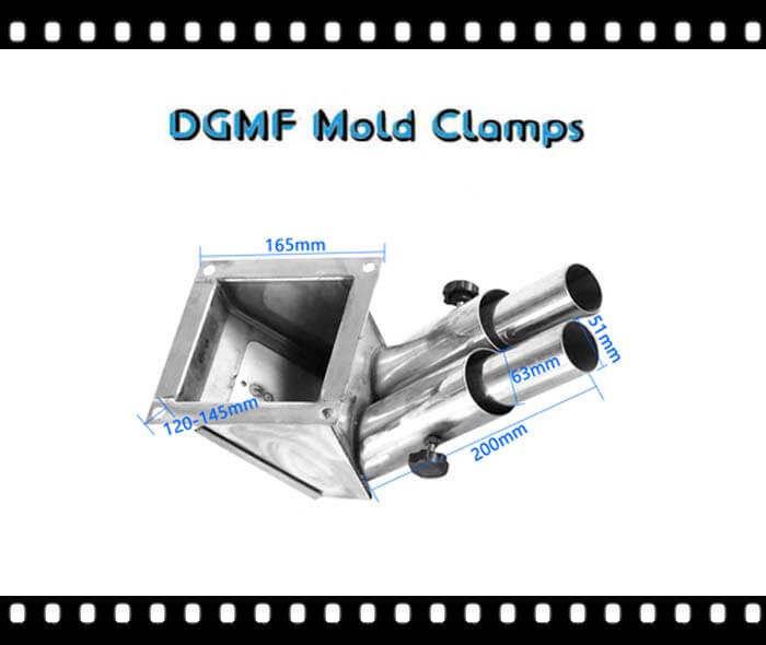 DGMF Mold Clamps Co., Ltd - Stainless Steel Material 51 MM Double Suction Boxes For Hopper Dryer Supplier