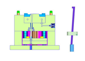 DGMF Mold Clamps Co., Ltd - Various Inclined Top Ejection Structures of Injection Mold