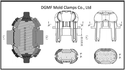 Figure 15 Comparison and gap between the blocks before and after the slanting wedge extraction