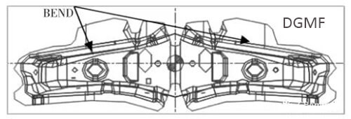 Figure 5 Bending shaping composite process - DGMF Mold Clamps Co., Ltd