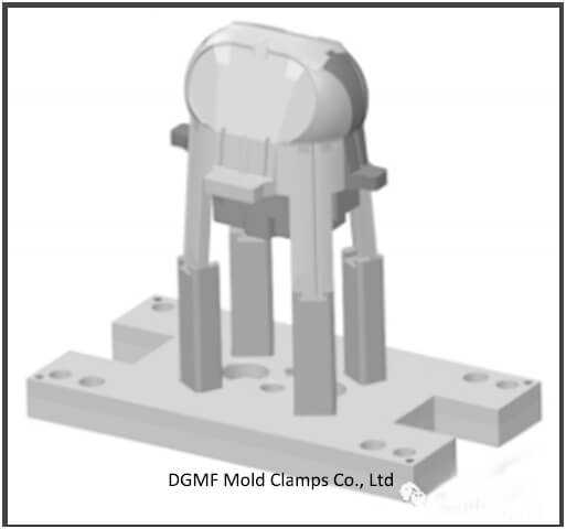 Figure 7 core mechanism of shrink core - DGMF Mold Clamps Co., Ltd