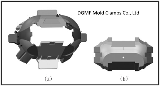 Figure 8 Inclined wedge, first group, second group of blocks - DGMF Mold Clamps Co., Ltd